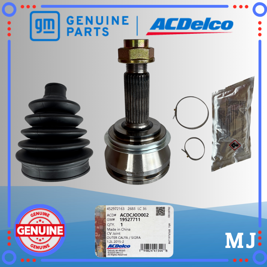 CV Joint Outer Luar TOYOTA CALYA SIGRA 1.2 1200 cc MT Manual 19527711 2015-2019 ORIGINAL GM ACDELCO