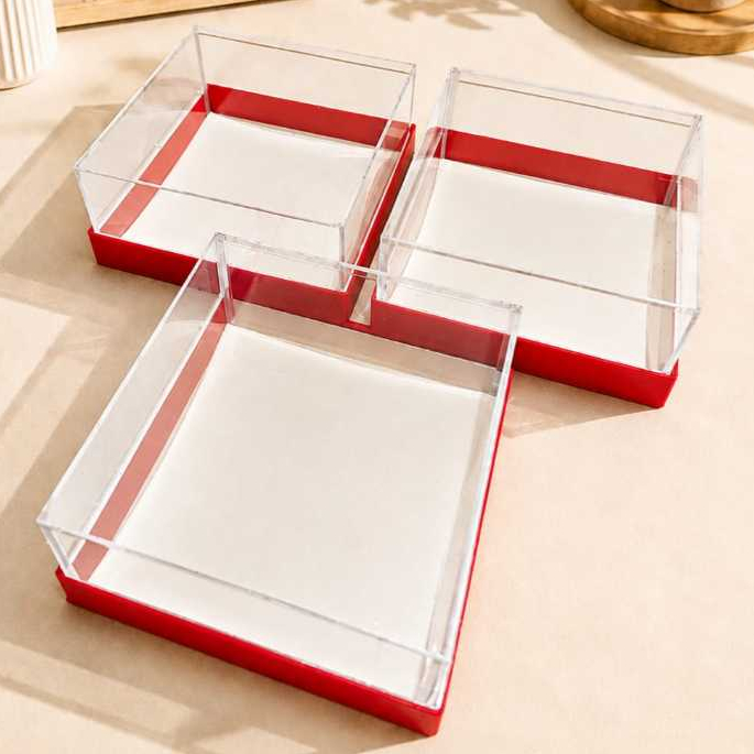 ( bijian ) HARDBOX MIKA // HARDBOX POLOS // BOX HANTARAN // KOTAK KUE HARDBOX