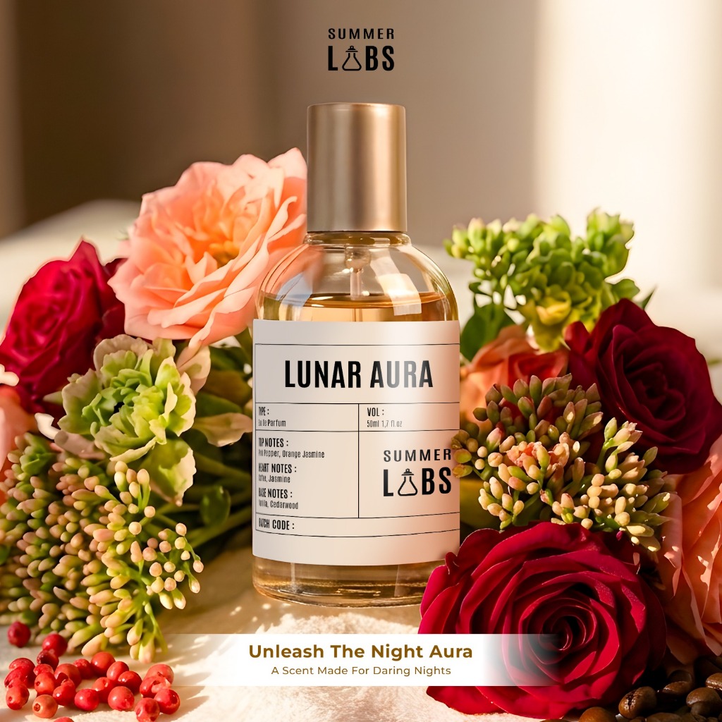SummerLabs Lunar Aura Parfum Unisex Aroma Sweet Warm Sensual Cocok Date Night dan Malam Hari