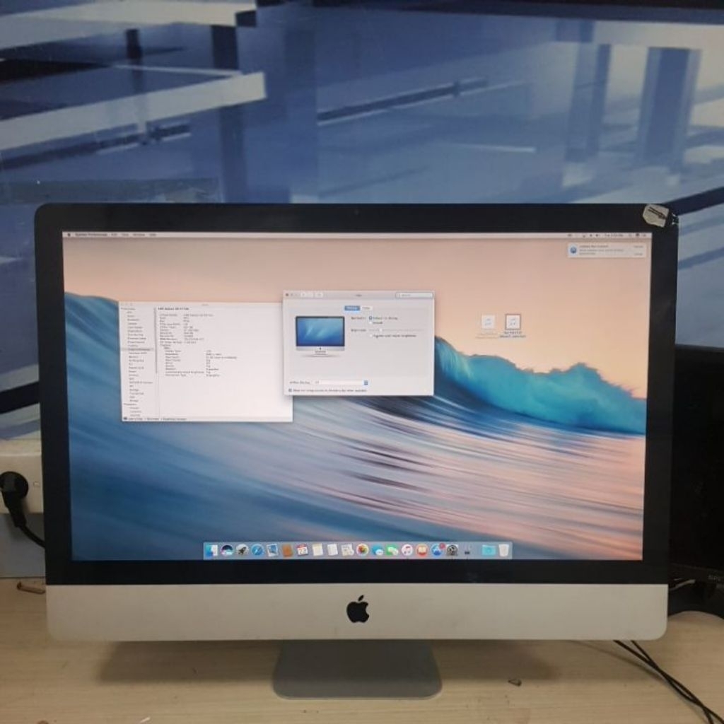 imac 27 inch mid 2011 - intel core i5 - 16GB - 240GB SSD - 27 inch - Bekas