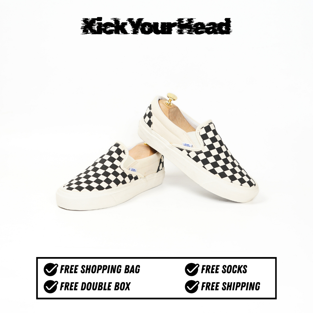 Sneakers Slip On Vault OG Classic Checkerboard 2016 100% Bnib