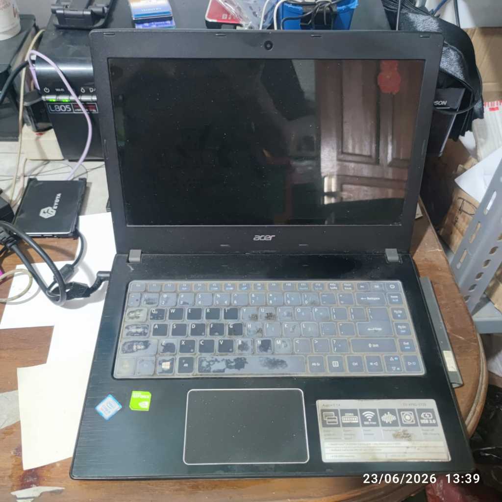 Laptop Bekas Second 14 inch Acer E5 476G I5 8250U Ram 8Gb SSD 256 VGA Gforce MX130 Preloved