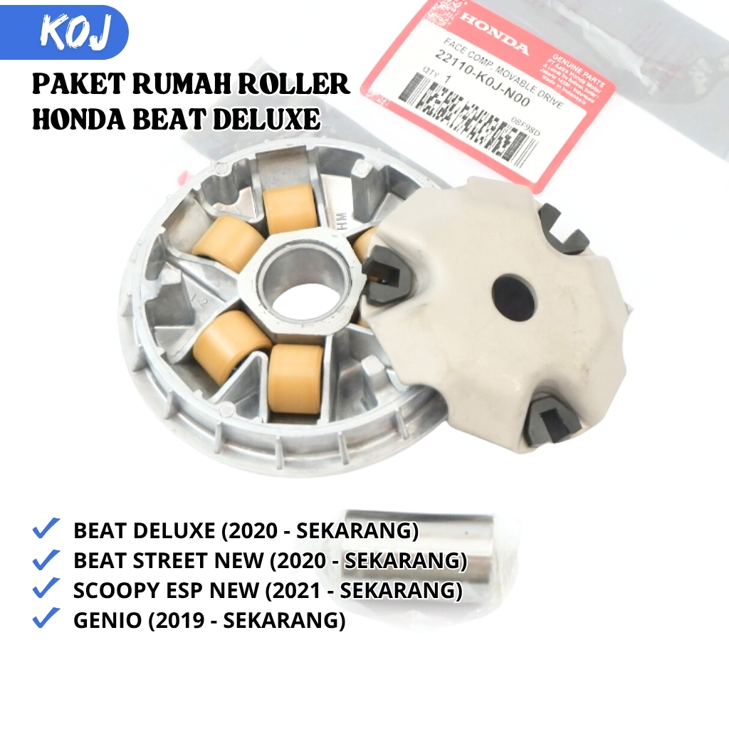 Rumah Roller Assy Honda Beat Deluxe 2020 - Genio - Beat Street Esp New - Rumah Loler Set Scoopy Esp 