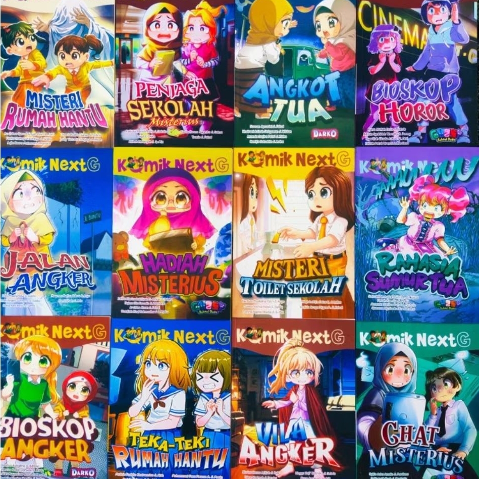 BUKJ CERITA ANAK / BUKU ANAK / KOMIK ANAK / KOMIK HOROR / CERITA HOROR