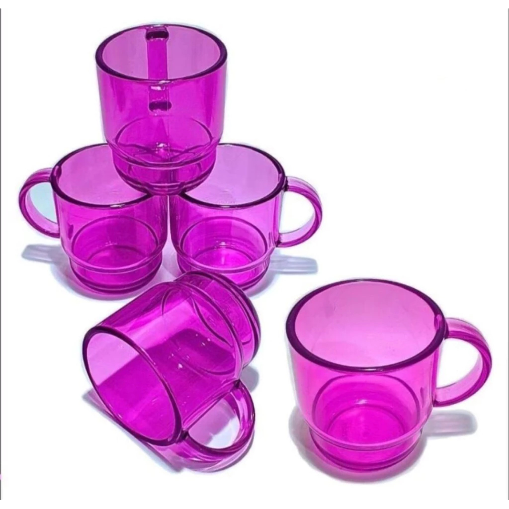 Clear Mug ungu Tupperware
