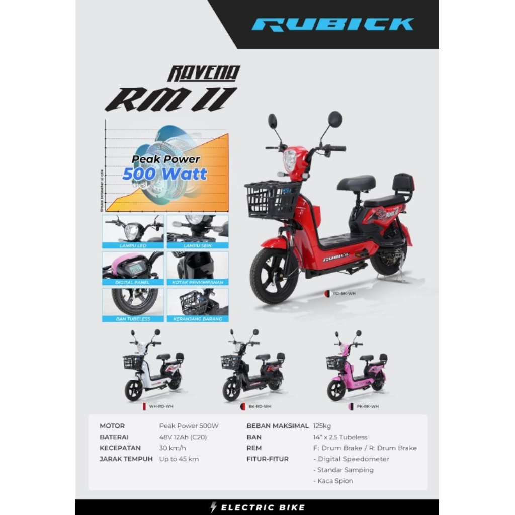 sepeda listrik Rubick RM11