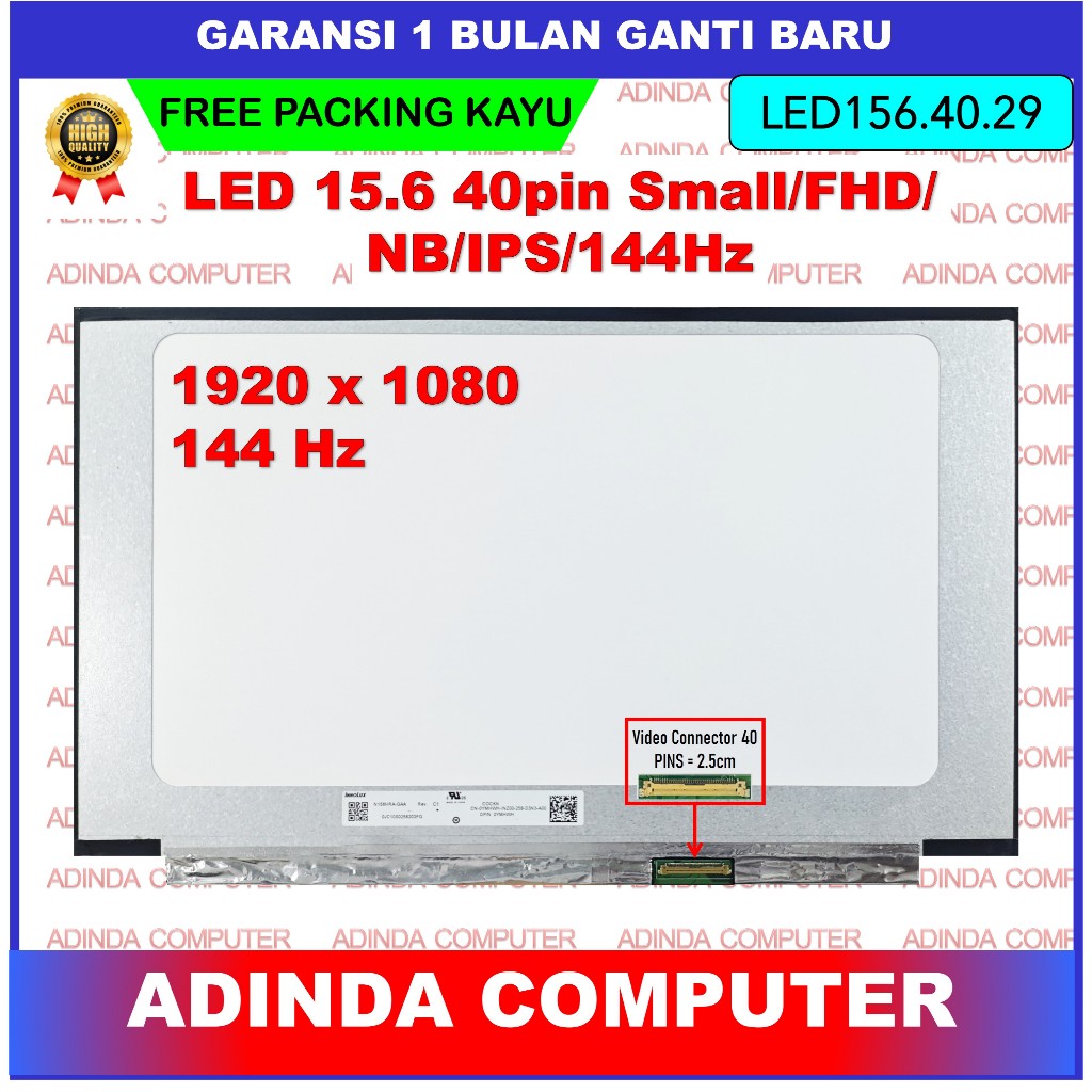 LCD LED Acer Nitro 5 AN515-44 15.6 Inch 40 FHD NB
