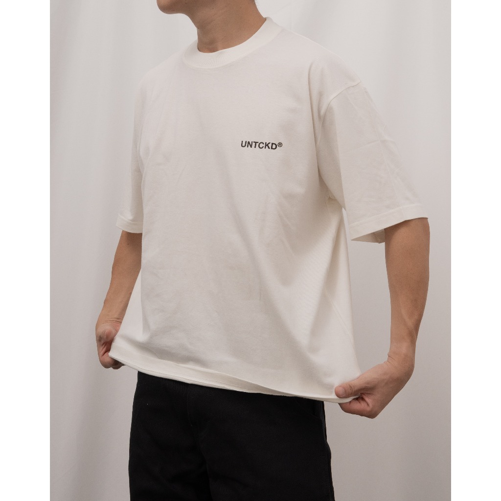 Saint Tee (Grey/Broken White)