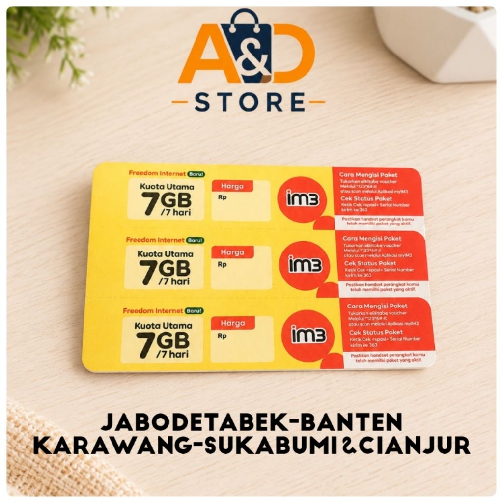 voucher indosat 13GB/7Hari (Baca Deskripsi)