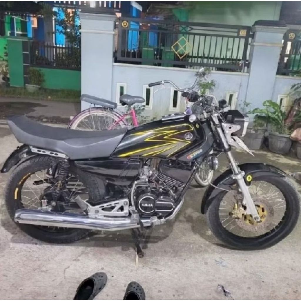 STRIPING ORI YAMAHA RX KING 2003 KUNING HITAM VARIASI STIKER YAMAHA RX KING PREMIUM QUALITY