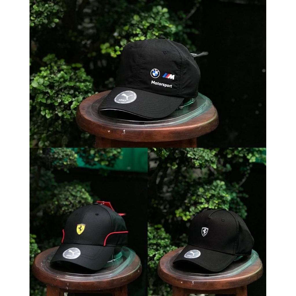 Puma X Ferrari Scuderia Race BB Cap Black Red BNWT ORIGINAL BARANG RESMI STORE