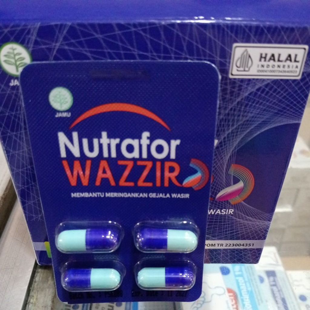 Nutrafor wazzir 4 kapsul