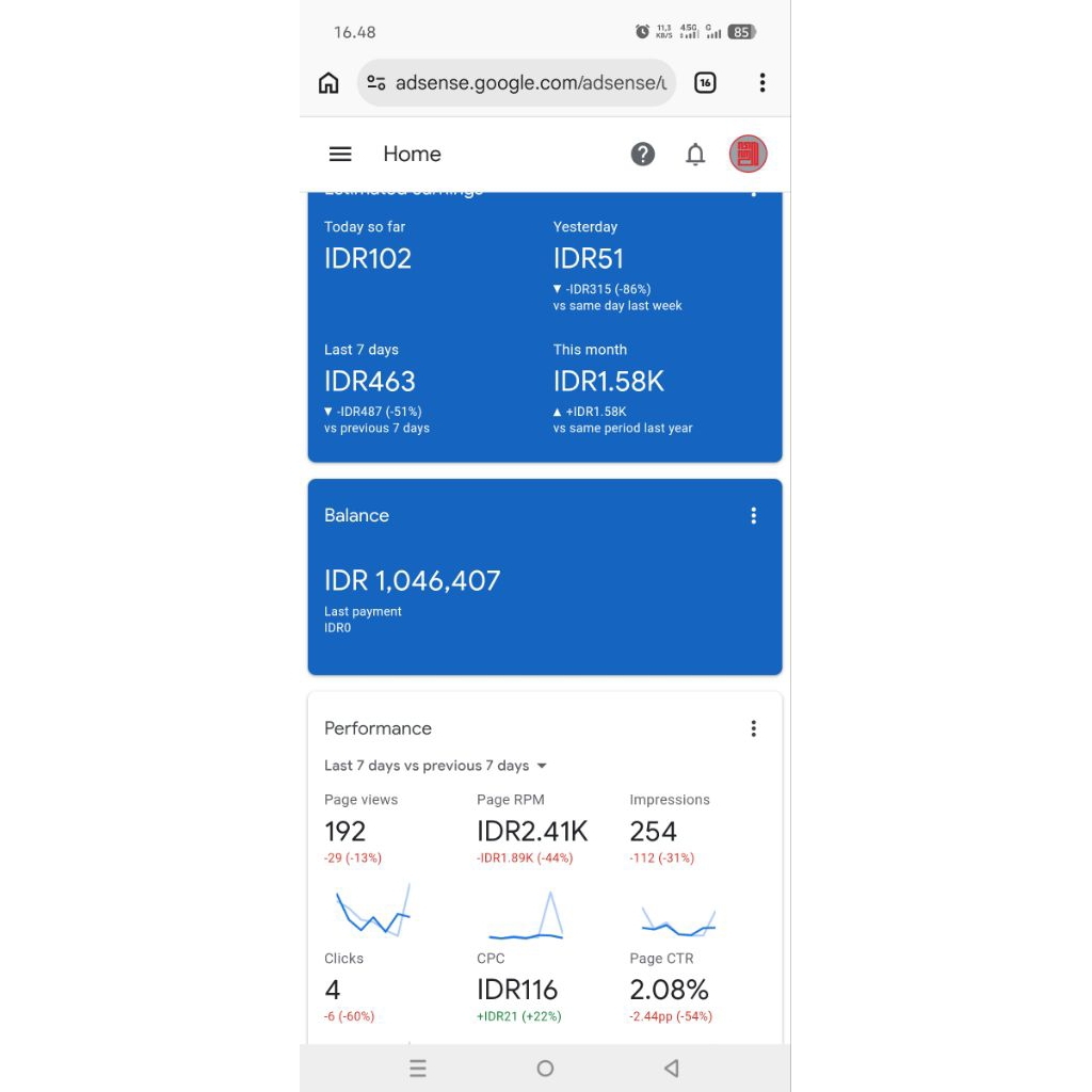 Akun Adsense PIN