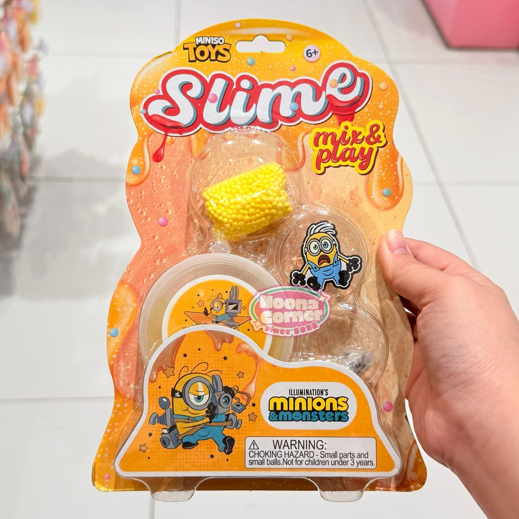 Miniso Toys ‼️ Mainan Slime Mix & Party Minions and Monsters Original Collection