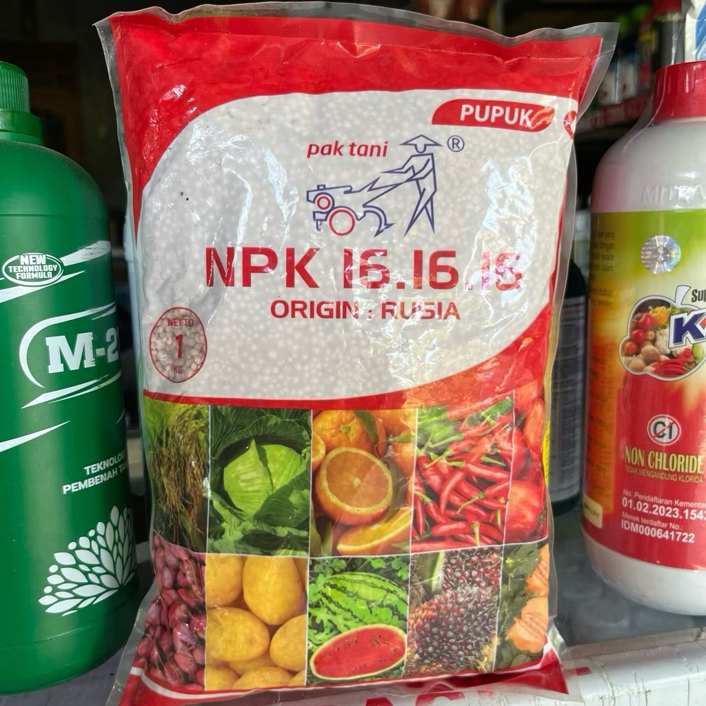 Pupuk npk 16 pak tani 1kg kemasan pabrik