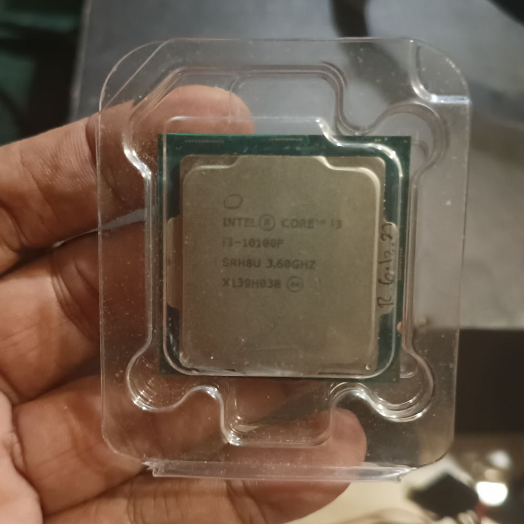Processor Intel Core i3 10100F LGA 1200 Original i3 Gen10 Normal Likenew
