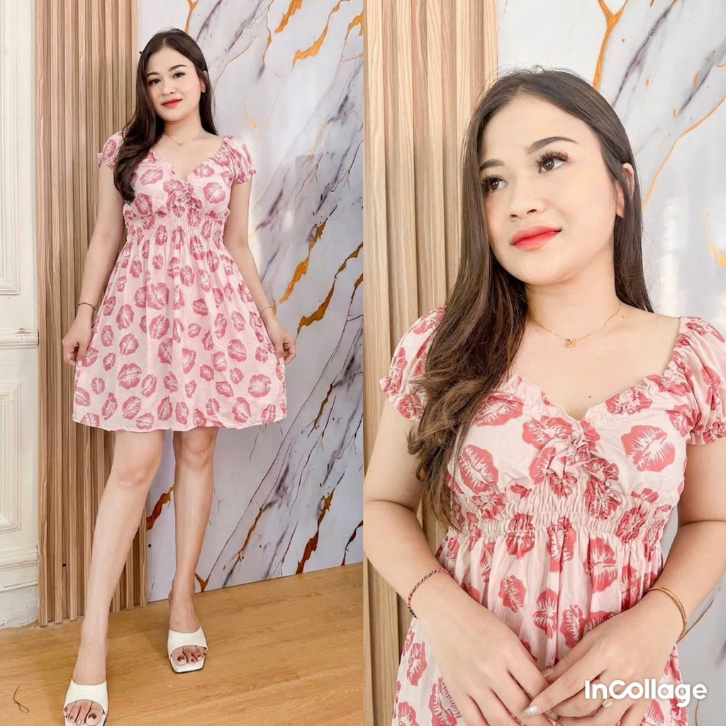 Daster lindy/dress anti pelakor/dress sexy/rayon bali/kerut/pendek