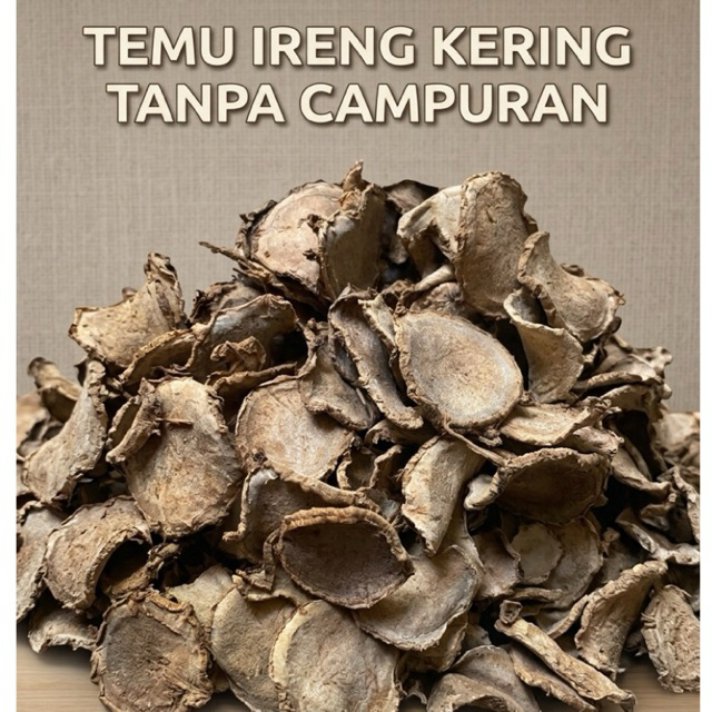 temu hitam kering iris / temu ireng kering 1 kg