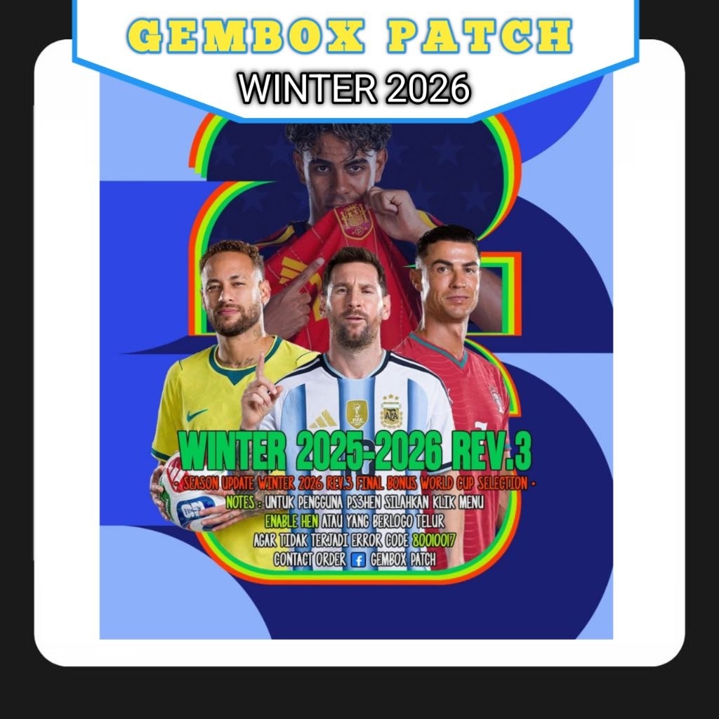PES 2026 | NEW GEMBOX PATCH WINTER 2026 PS3