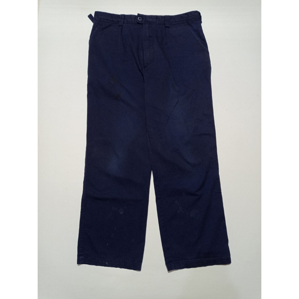 Celana Dickies Workpant Relaxed Fit Warna Dark Navy Size 36×32 Second Brand Dickies