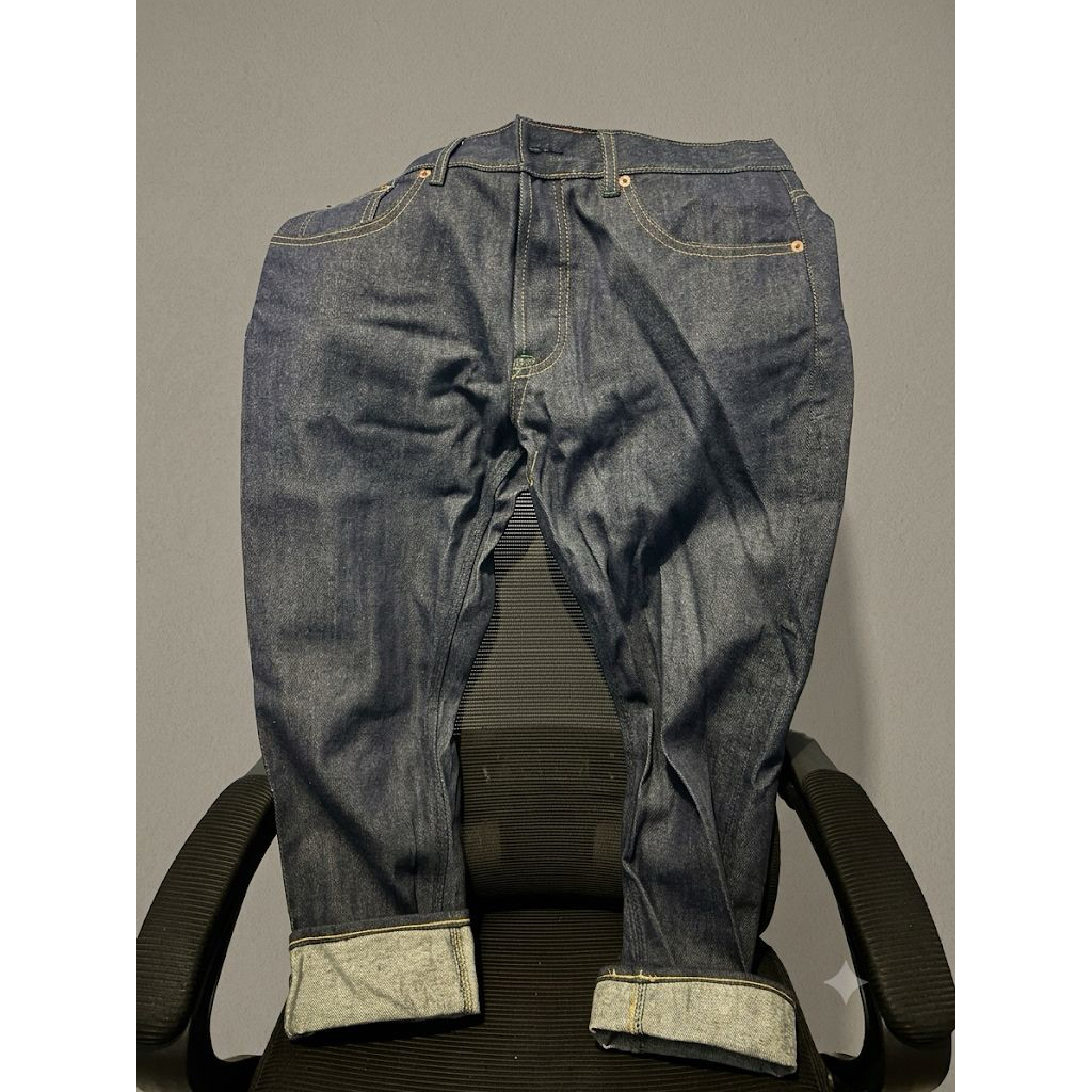 Pot Meets Pop - Pmp Denim (Slim Fit) Super Thaistick Blue Indigo - Celana Jeans Panjang -  12 Oz
