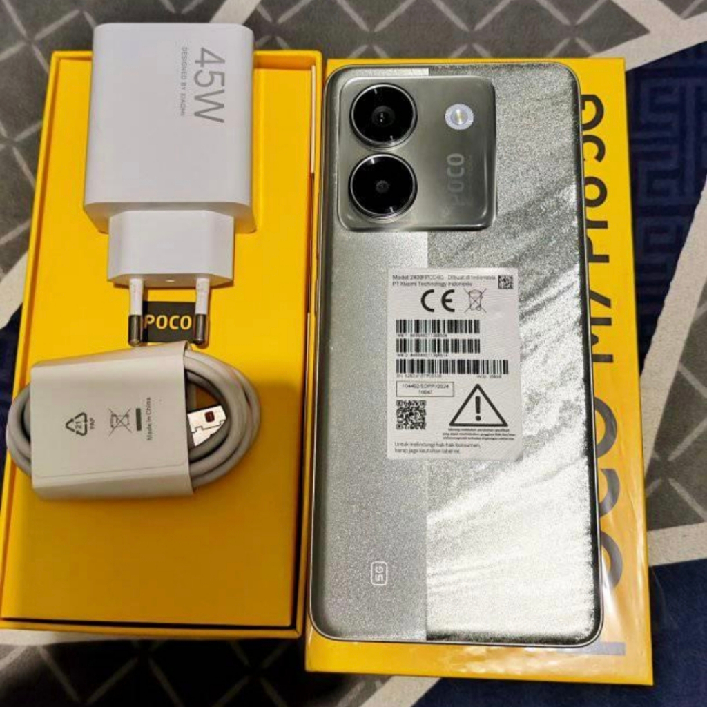 Poco M7 Pro 5G Fullset Ram 8/256 Bekas Second Bergaransi Mulus Normal Resmi Indo Termurah Xioami Poc