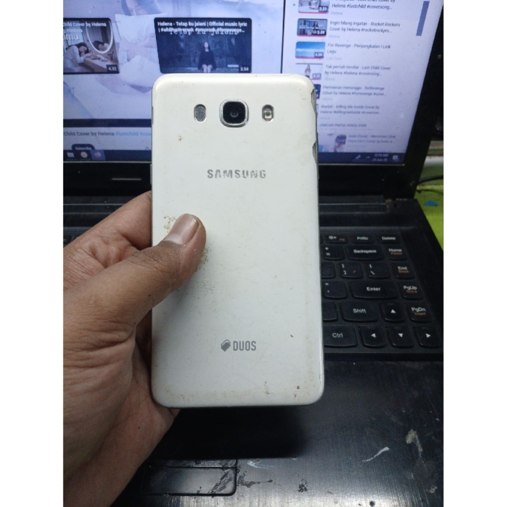 samsung j7 2016 2/16 | minus retak dikit siap pakai