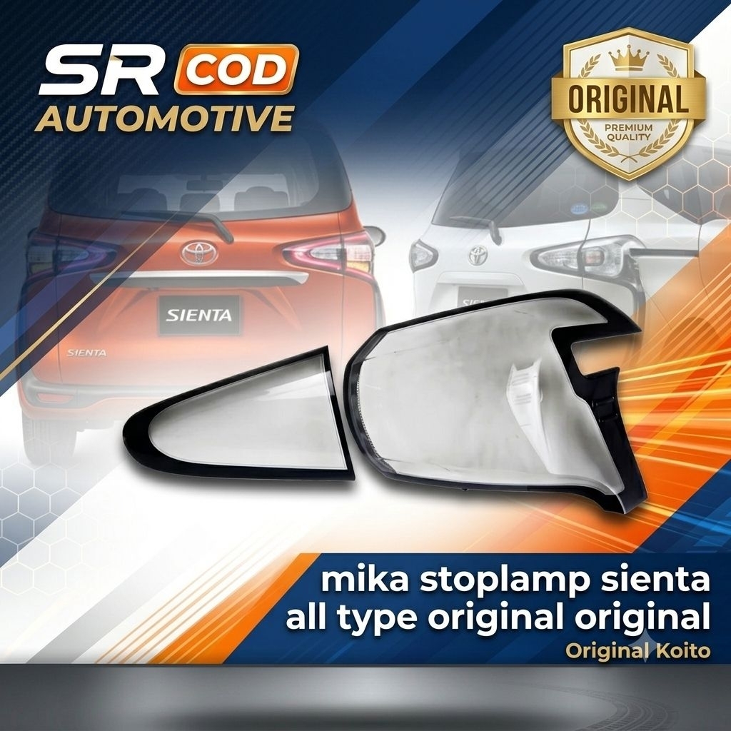 mika lampu bagasi toyota sienta original kaca lampu bagasi sienta - Kanan, lampu bagasi