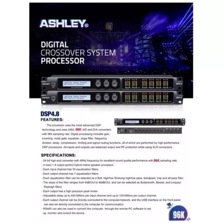 Speaker Management Ashley DSP 4.8 / DSP4.8 / DSP-4.8 Original