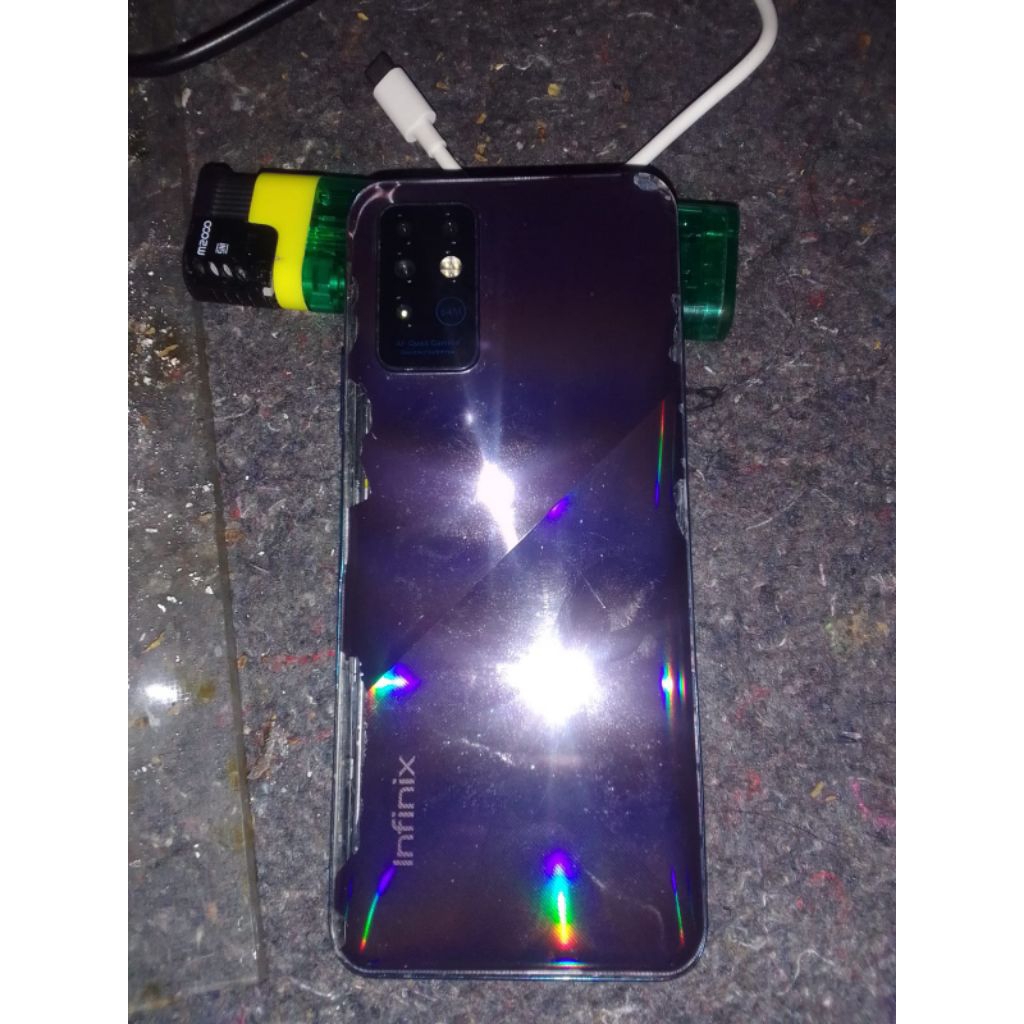 [second] hp Infinix note 8 ram 6/64GB batangan tidak ada box dan charger