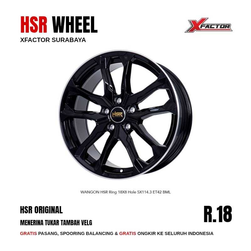 VELG MOBIL R18 HSR WANGON HSR R18X8 5X114,3 ET42 BML 4 PCS VELG
