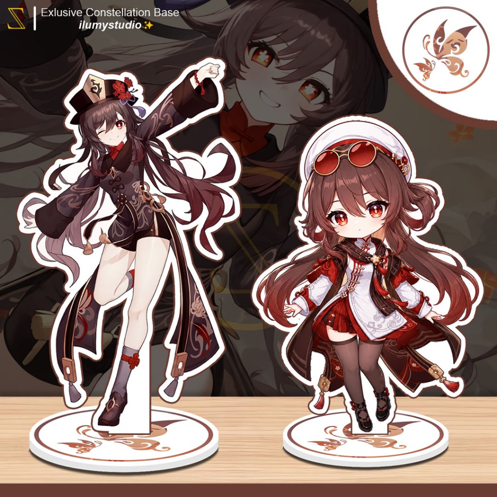 Genshin Impact HU TAO - Figure Standee akrilik - Exlusive Constellation Base ilumystudio