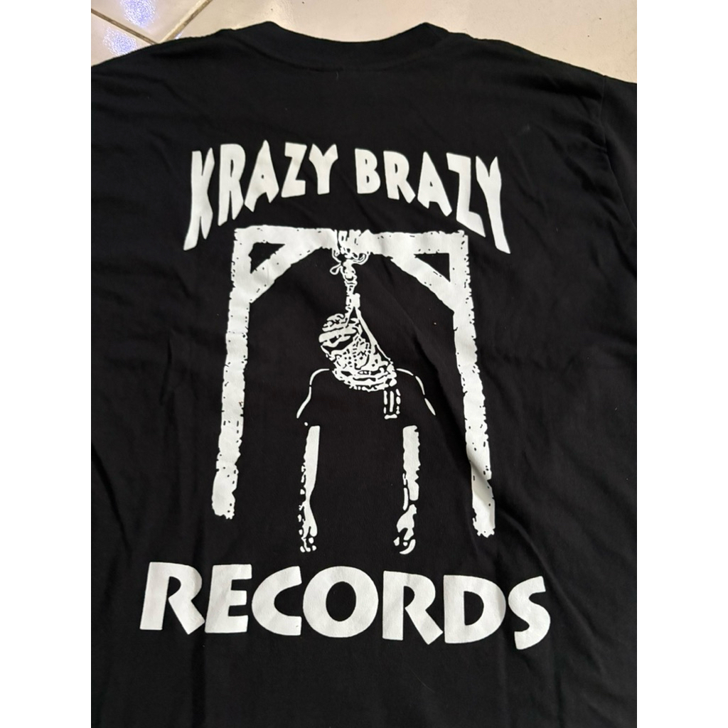 Tshirt Krazy Brazy Record Sz M