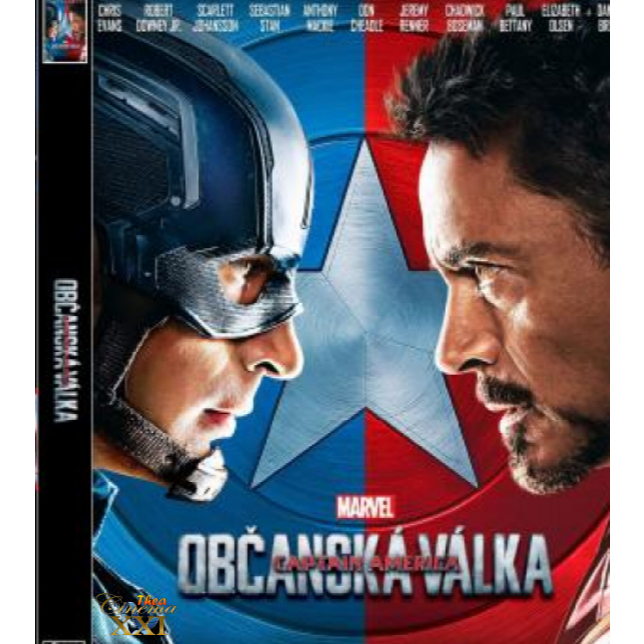 Kaset Film DVD Movie  Barat :  Captain America Civil War (2016)