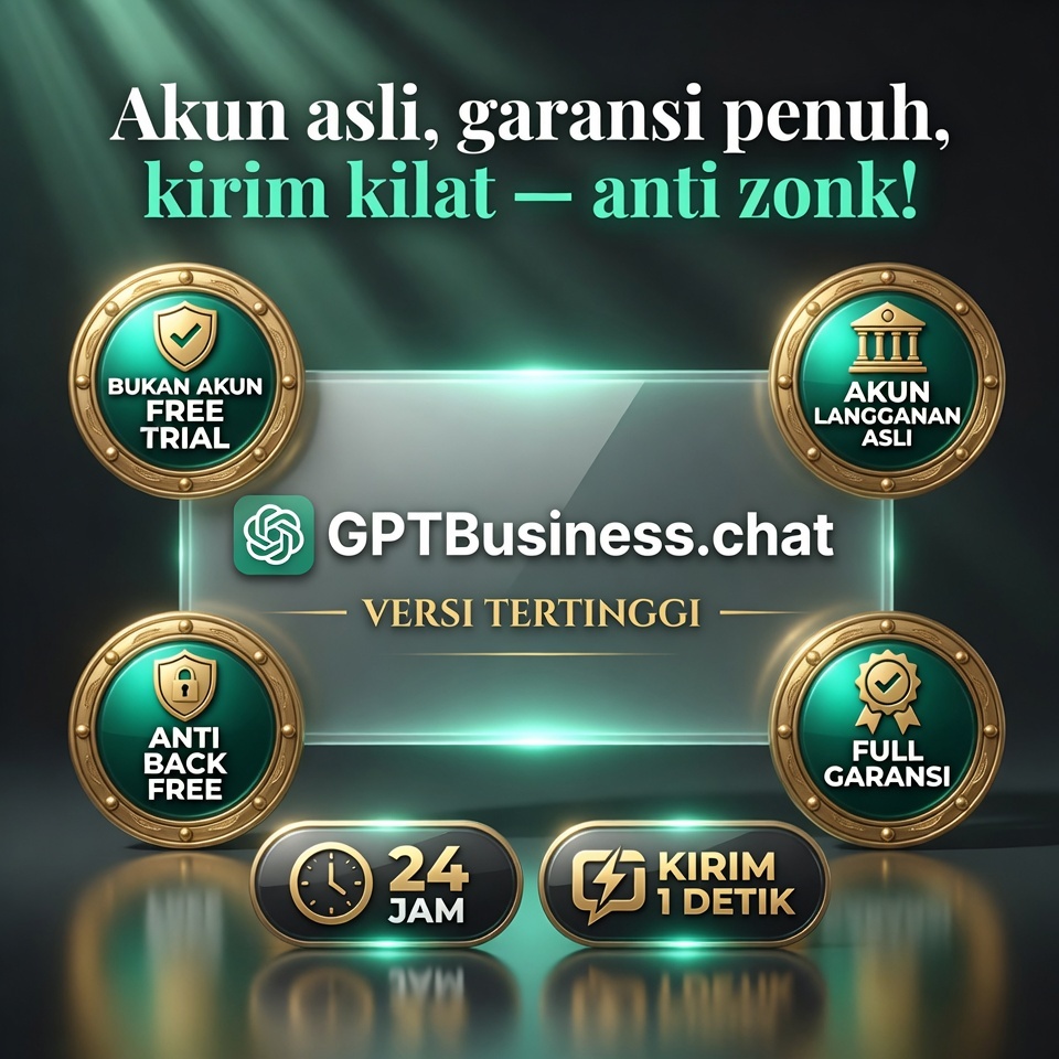 Asisten AI GPT-5 Business Premium Eksklusif Private 1 Bulan - Akses Pro Chat AI Kualitas Terbaik Ber