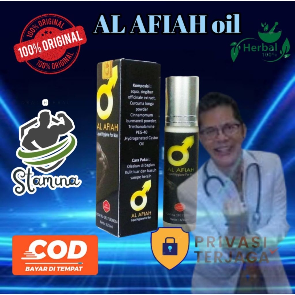 Minyak Al Afiah oles pria asli 100% original