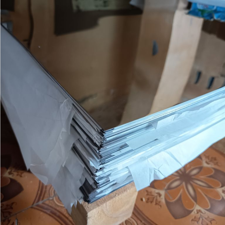 5 lembar Plat Stainless Mirror ba 430 0,3mm  - Lembaran 1x2 meter