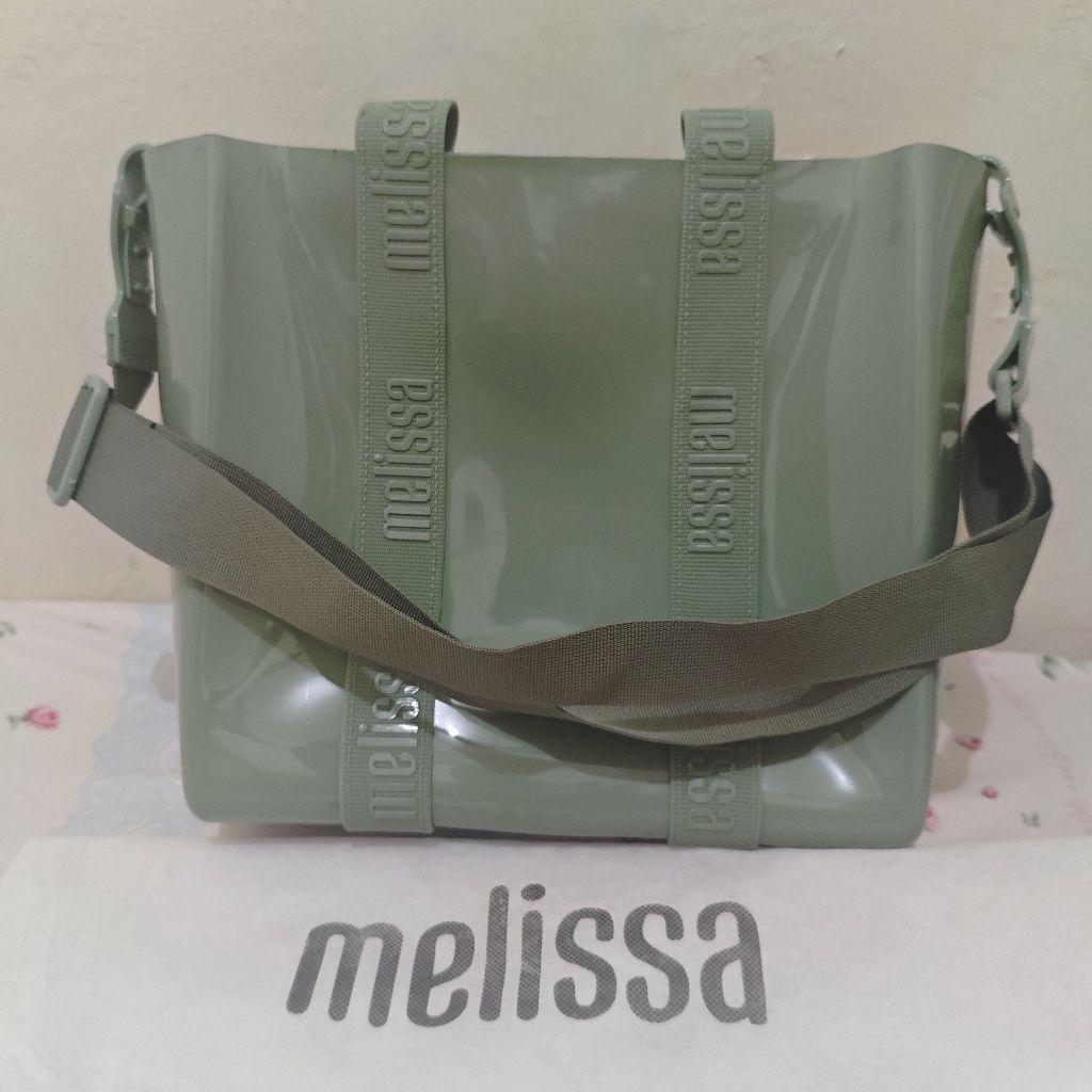 Melissa Dulce Bag Sage, Jelly Bag Preloved 1xpakai saja