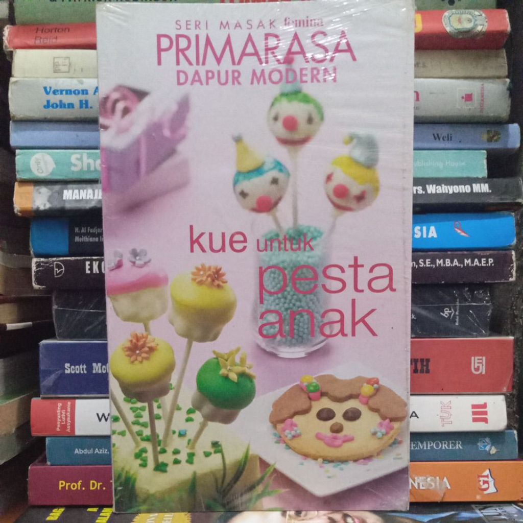 Buku Resep Kue/Makanan " kue untuk pesta anak " SERI MASAK femina PRIMARASA DAPUR MODERN