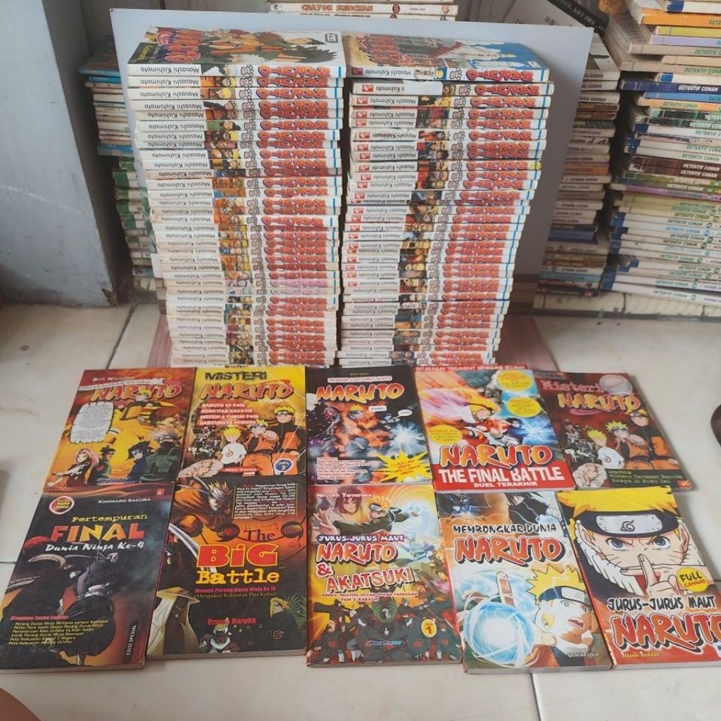 Komik Naruto Full Set Tamat 1-72 + Side story Original