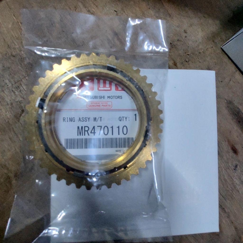 RING SYNCROMIS GIGI KUNINGAN SET TRITON MR470110