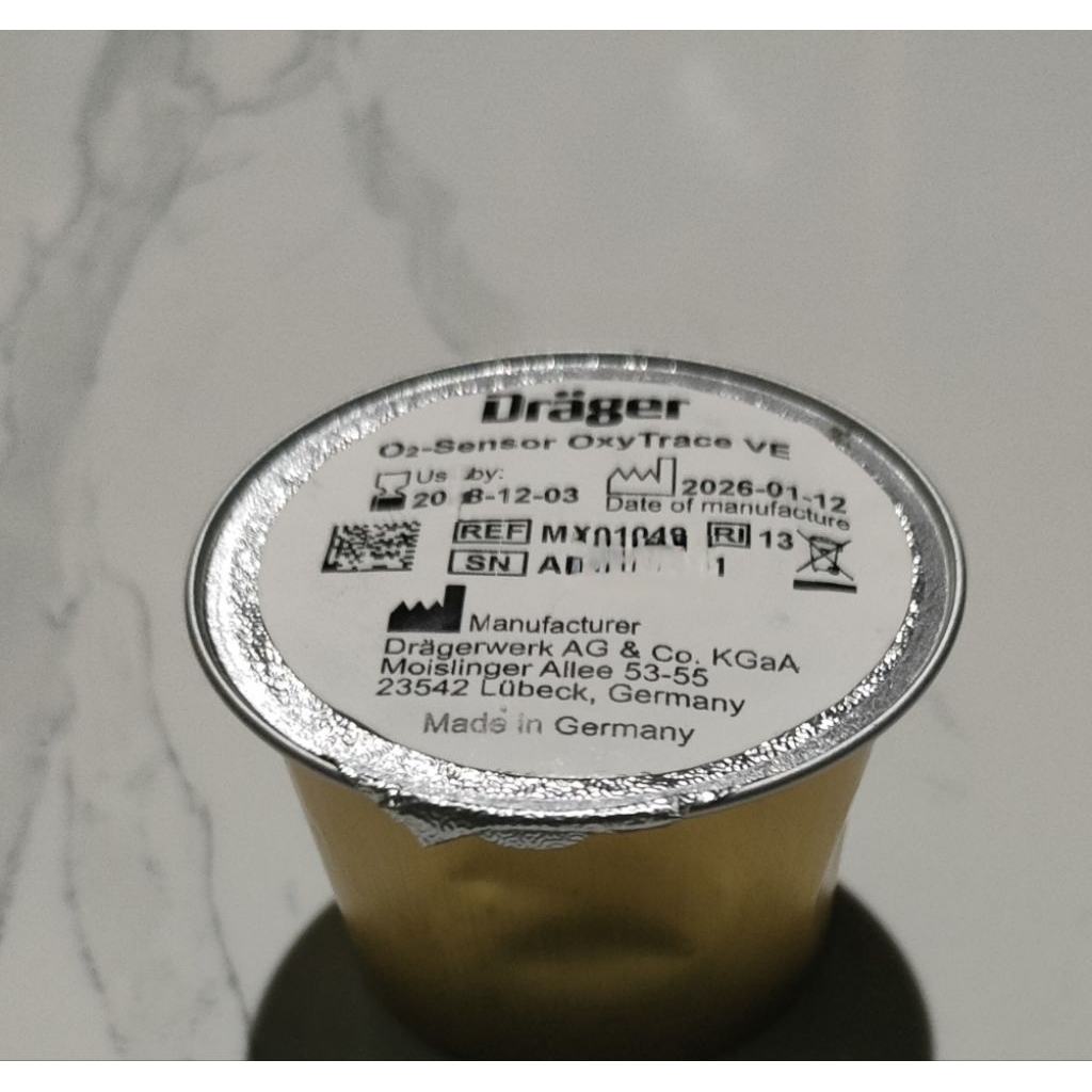 Drager Oksigen Sensor O2 Cell