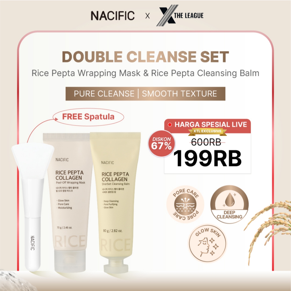 [SPECIAL LIVE] NACIFIC Rice Pepta Collagen Peel Off Wrapping Mask 70g - Hydrolyzed Collagen & Pepta-