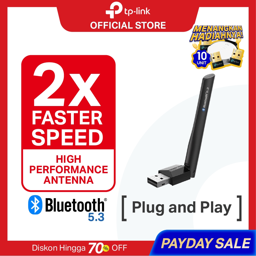 TP-Link UB500 Plus | Long Range Bluetooth Adapter | Bluetooth 5.3 Dongle | Laptop Desktop PC Mini