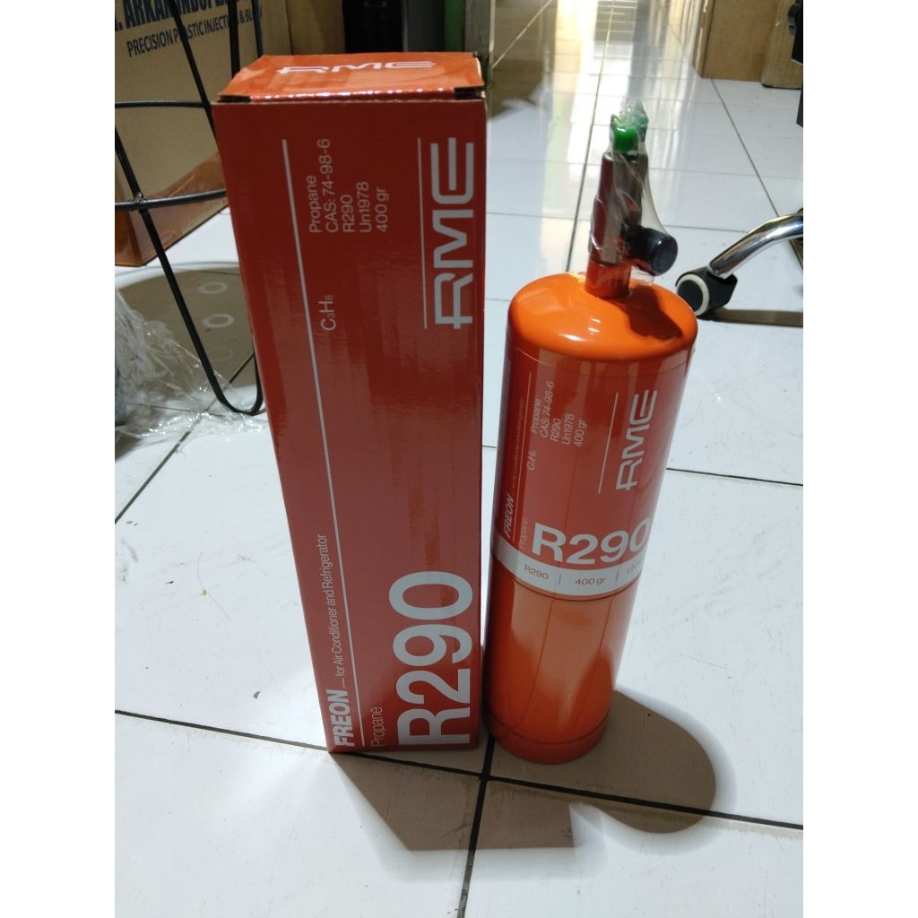 FREON R290 400gram R290 + KRAN/ R290 MEREK RME