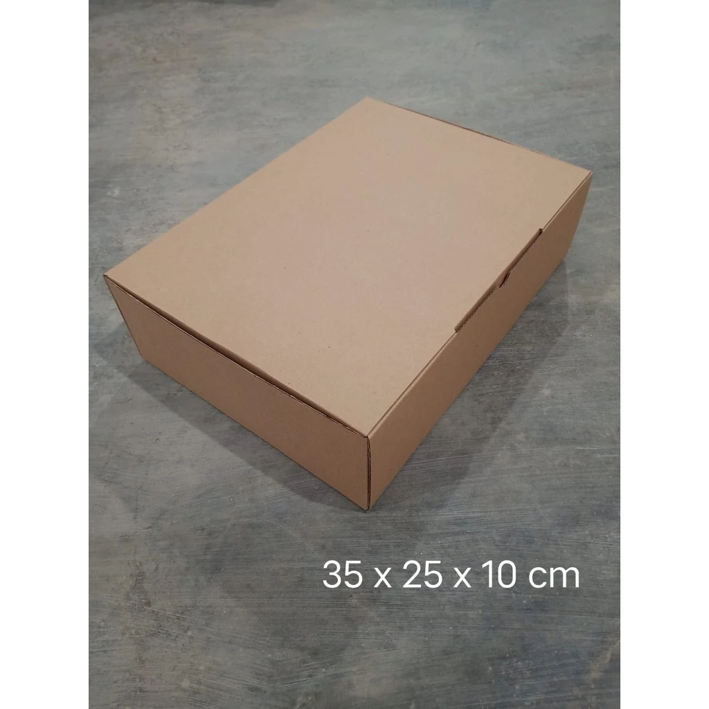 Kardus Karton Coklat Polos 35 x 25 x 10 cm