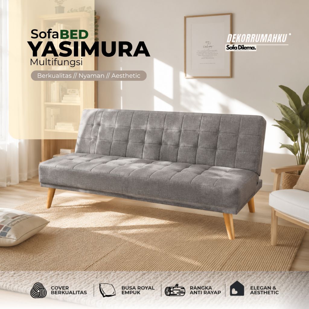 Sofa Bed Sofa Lipat Multifungsi / Sofa Ruang Tamu GRATIS ONGKIR Seluruh JAWA dan BALI