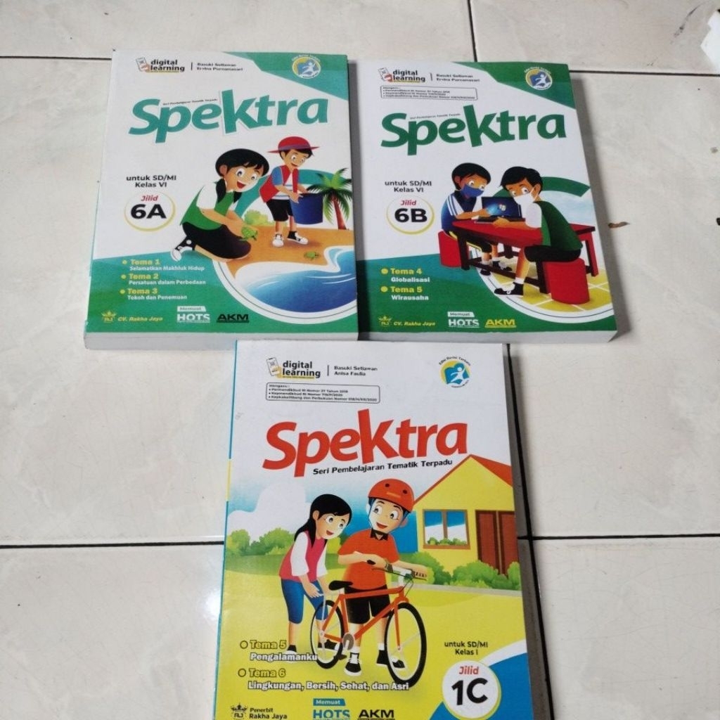 spektra untuk SD kelas 6a ,6b 1c