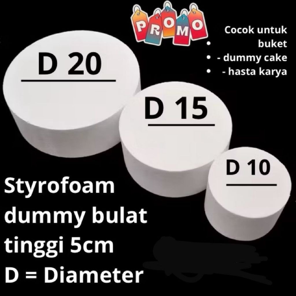 dummy foam bulat presisi / styrofoam bulat
