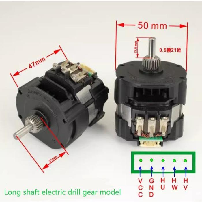 High Speed Brushless Motor High Torque Vickers & Drill (8464) A